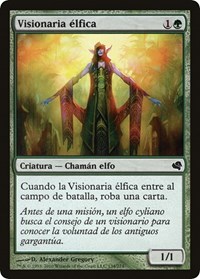 Elvish Visionary (Spanish) - "Visionaria elfica"