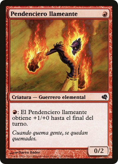 Flamekin Brawler Spanish Pendenciero llameante
