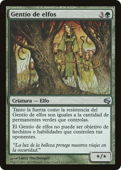 Drove of Elves Spanish Gentio de elfos