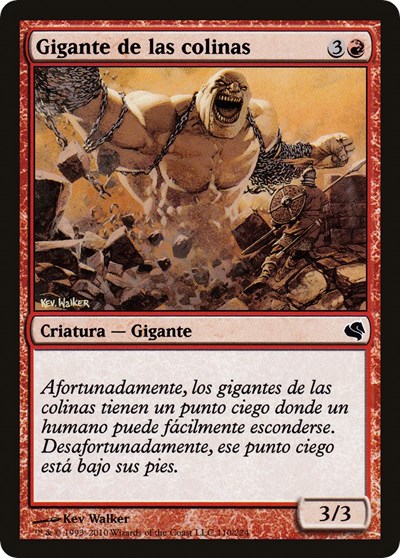 Hill Giant Spanish Gigante de las colinas