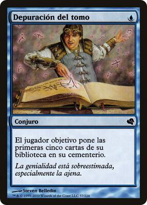 Tome Scour (Spanish) - "Depuracion del tomo"