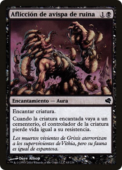 Banewasp Affliction Spanish Afliccion de avispa de ruina