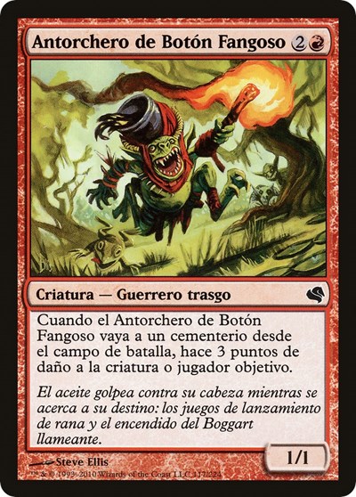 Mudbutton Torchrunner Spanish Antorchero de Boton Fangoso