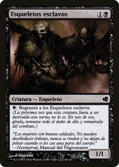 Drudge Skeletons Spanish Esqueletos esclavos
