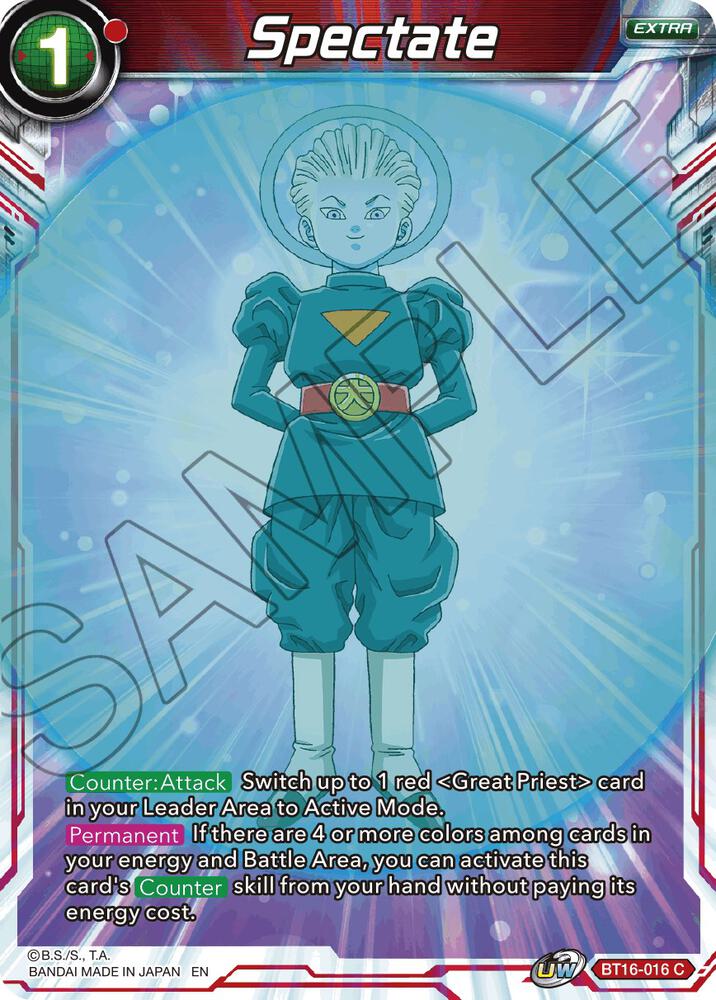 Spectate #BT16-016 — Realm of the Gods