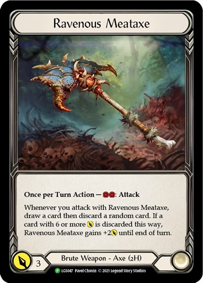 Ravenous Meataxe - LGS047 Flesh and Blood: Promo Cards card price