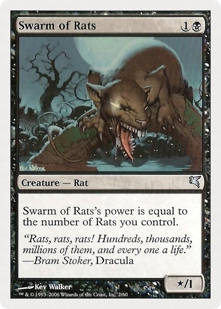 Swarm of Rats (2) 2 card