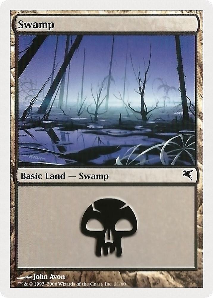 Swamp (21) 21 card