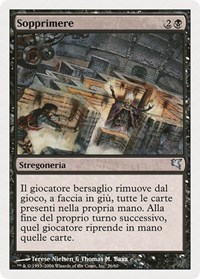 Suppress (Italian) - "Sopprimere"
