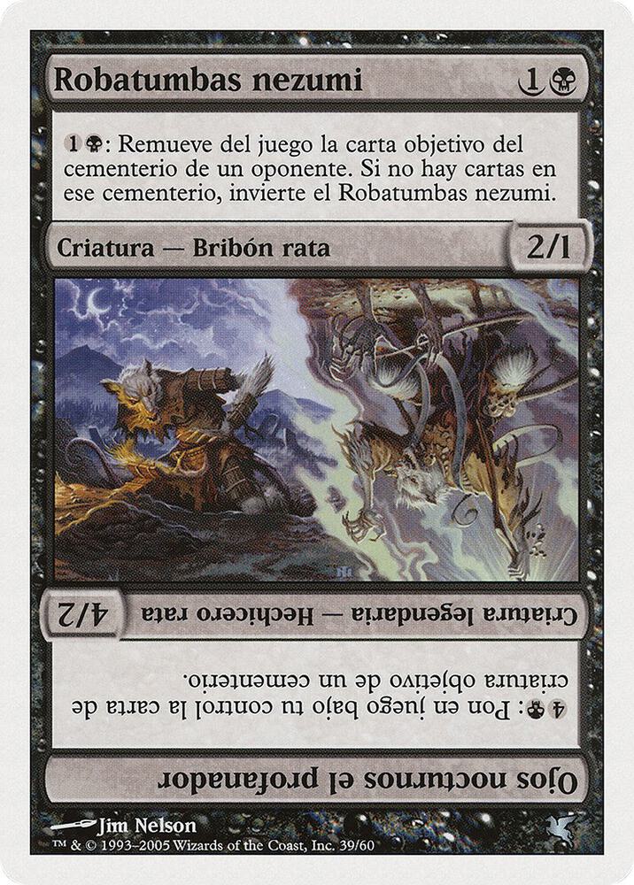 Nezumi Graverobber // Nighteyes the Desecrator (Spanish)