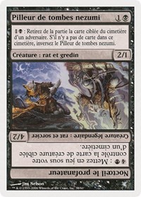 Nezumi Graverobber // Nighteyes the Desecrator (French) - "Pilleur de tombes nezumi" (A38)