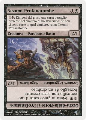 Nezumi Graverobber // Nighteyes the Desecrator (Italian) - "Nezumi Profanatombe"