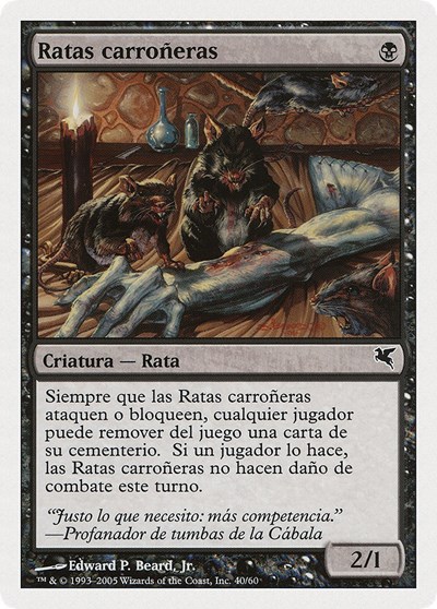Carrion Rats Spanish Ratas carroneras
