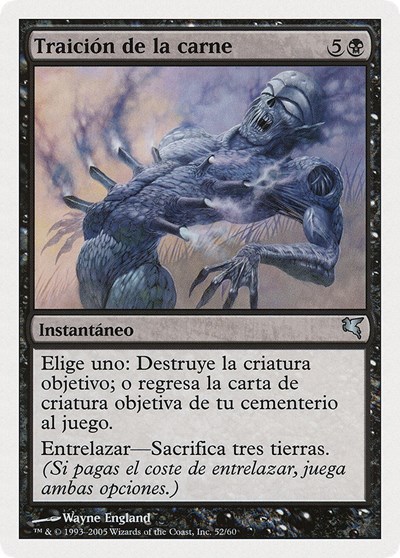 Betrayal of Flesh Spanish Traicion de la carne