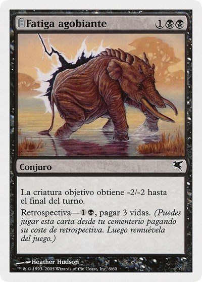Crippling Fatigue Spanish Fatiga agobiante