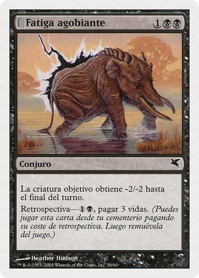 Crippling Fatigue Spanish Fatiga agobiante