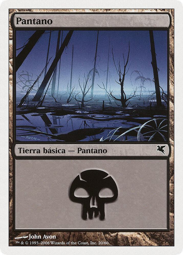 Swamp (Spanish) F20 card