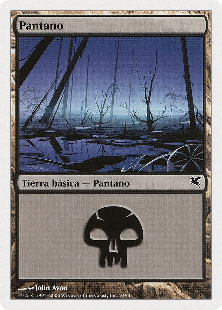 Swamp (Spanish) D34 card