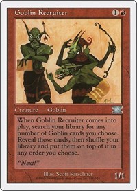 Goblin Recruiter (Classic Sixth Edition)