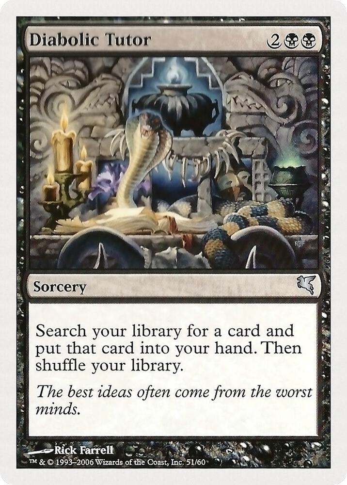 Diabolic Tutor 51 card