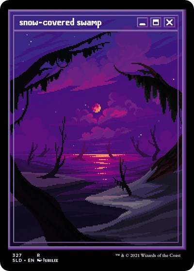 Snow Covered Swamp PixelSnowLandsjpg