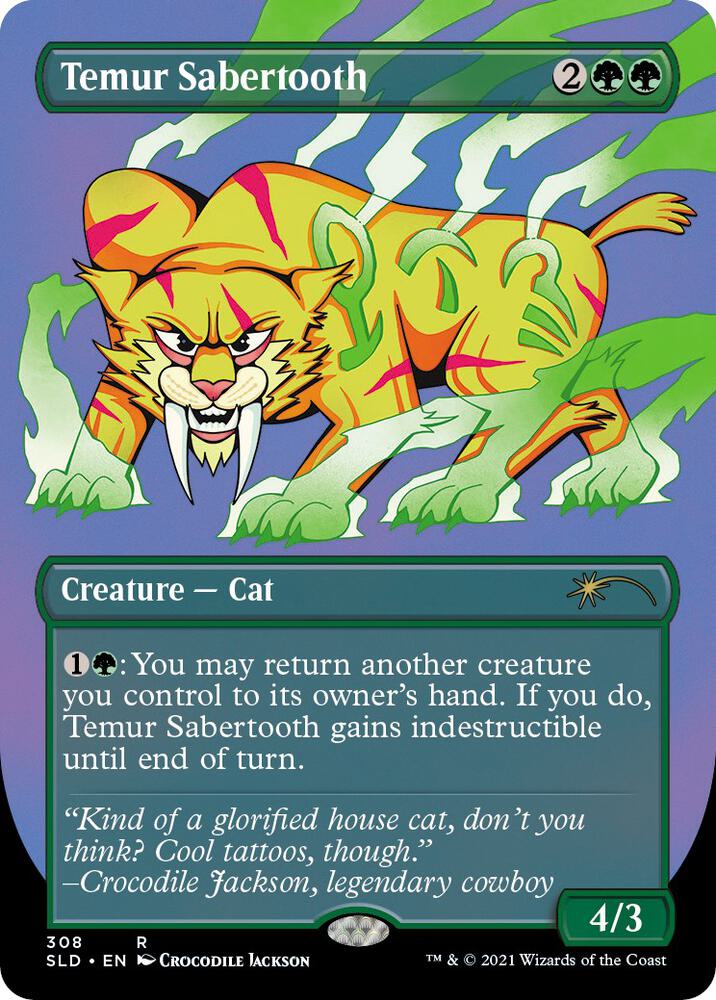 Temur Sabertooth 308 card