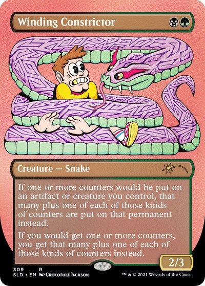 Winding Constrictor Foil Etched