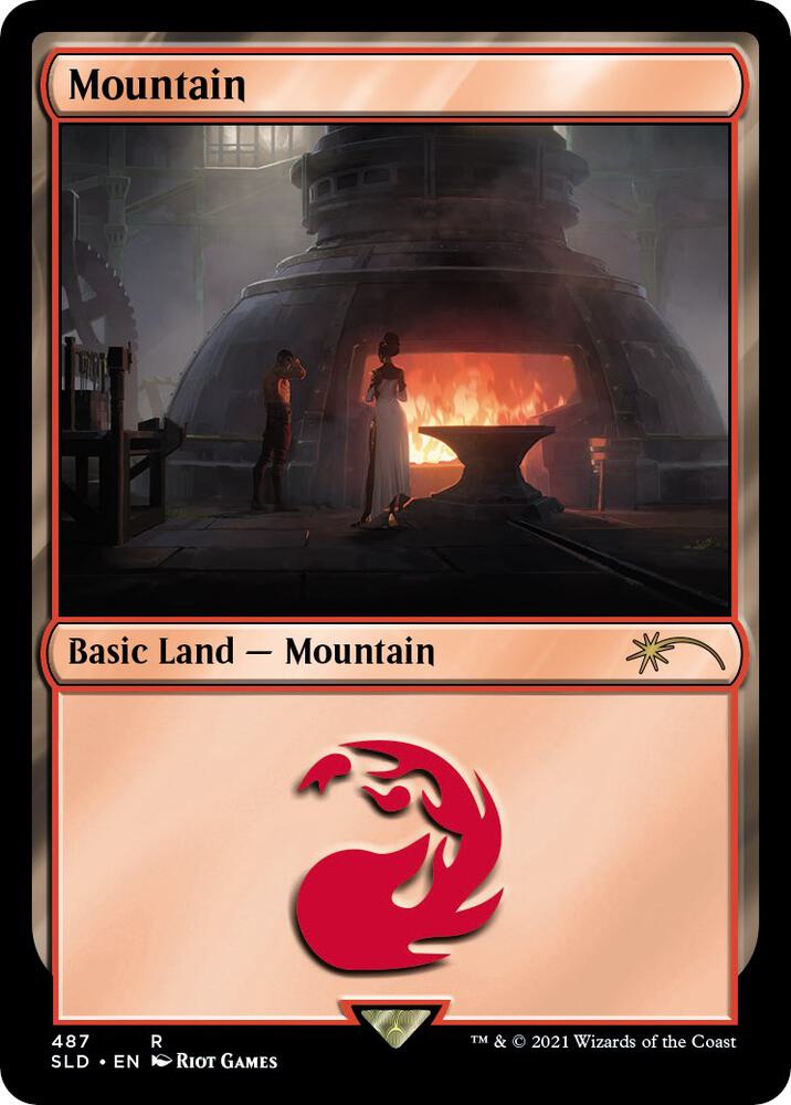 Mountain (Secret Lair x Arcane: Lands) - Secret Lair Drop Series