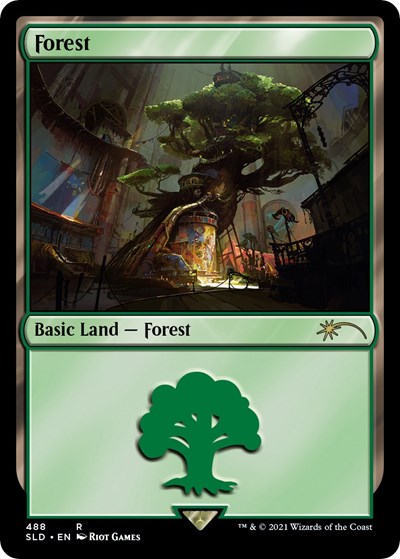 Forest Secret Lair x Arcane Lands