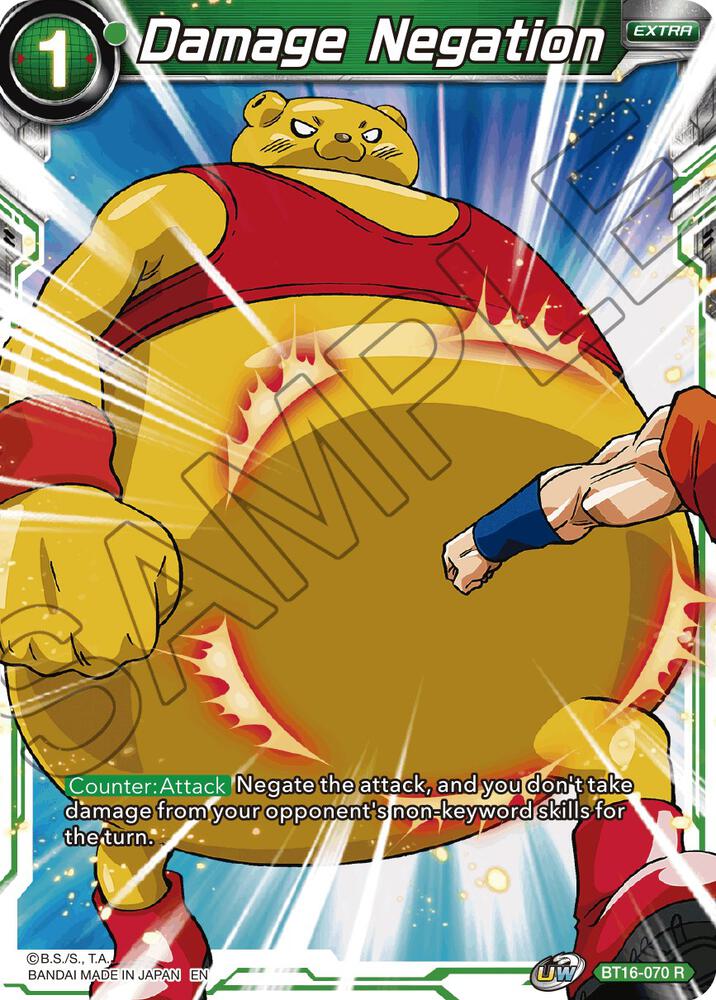 Damage Negation #BT16-070 — Realm of the Gods