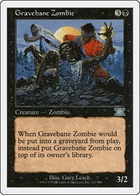 Gravebane Zombie (Classic Sixth Edition)
