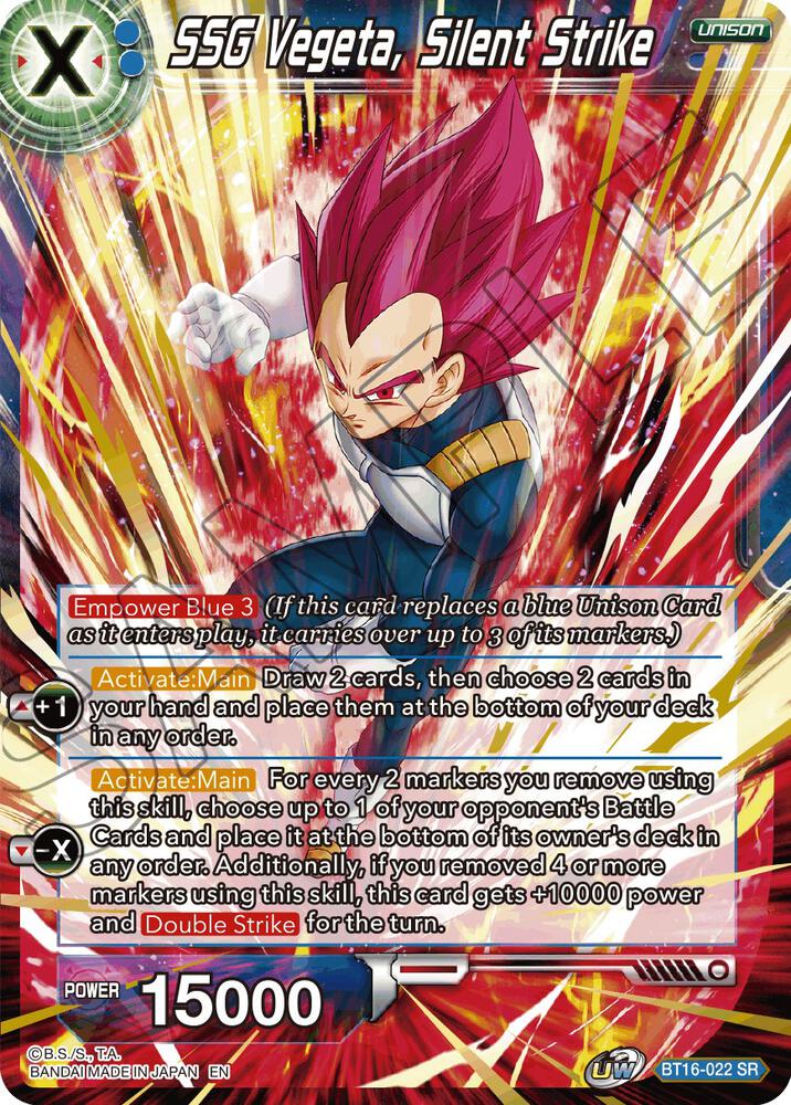 god rare vegeta card Vegeta SDV4-PUR2 [Pick Up Rare]