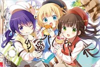 Bushiroad Rubber Mat Collection V2 Vol.198: Is the order a rabbit? - Rize, Syaro · Bushiroad Playmats