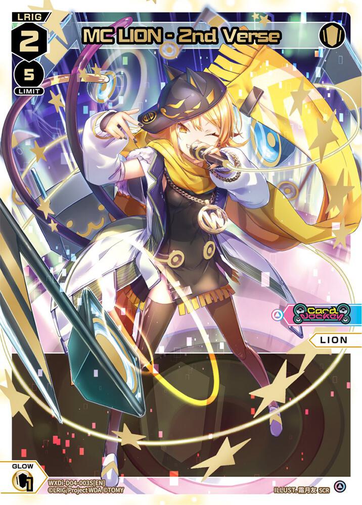 WIXOSS LION ？？？ MC LION - 2nd Verse (SCR) - Glowing Diva - WIXOSS - TCGplayer.com