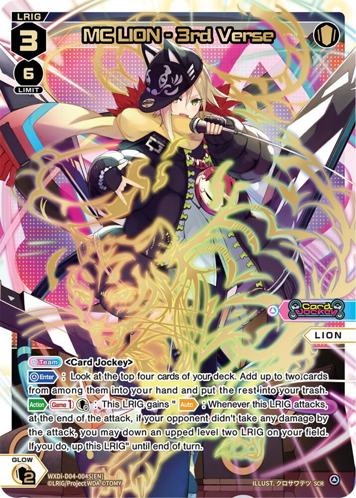 MC LION - 3rd Verse (SCR) - Glowing Diva - WIXOSS - TCGplayer.com