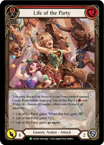 Life of the Party Red