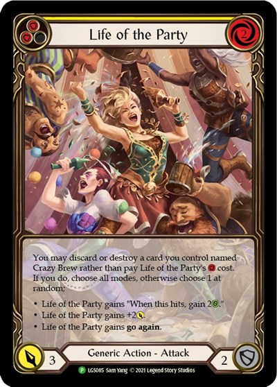 Life of the Party Yellow