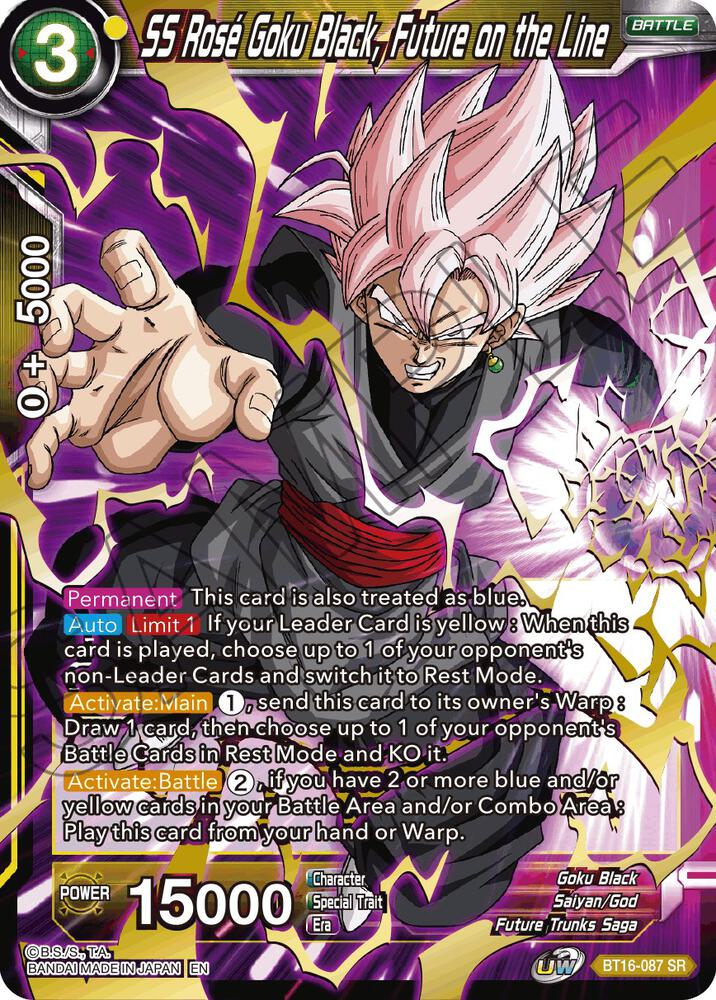 SS Rose Goku Black, Future on the Line - Realm of the Gods