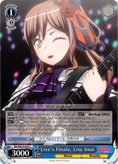 Live's Finale, Lisa Imai (Parallel Foil)