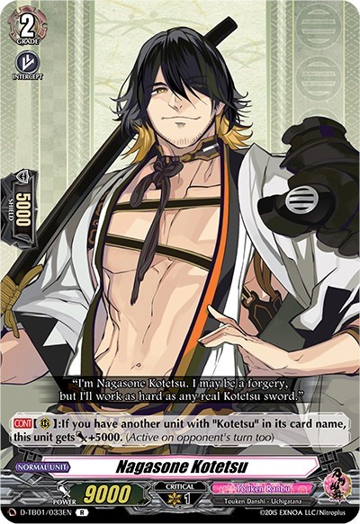 Nagasone Kotetsu