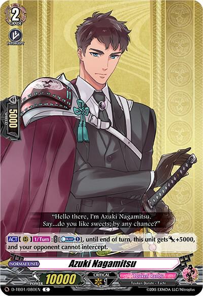 Azuki Nagamitsu - D-TB01: Touken Ranbu -ONLINE- 2021 - Cardfight