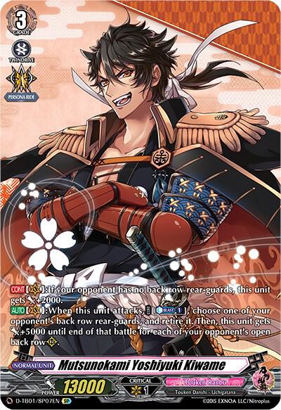 Mutsunokami Yoshiyuki Kiwame (SP)