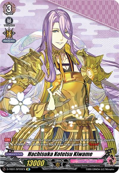 Hachisuka Kotetsu Kiwame (SP)