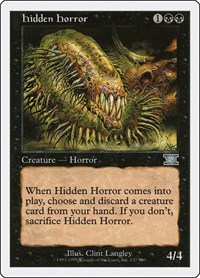 Hidden Horror (Classic Sixth Edition)