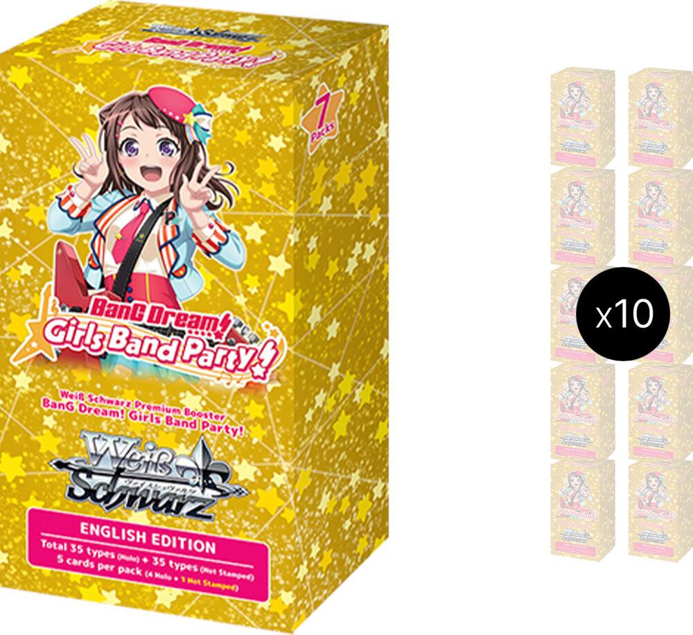 bang dream booster box Weiss Schwarz Premium "BanG Dream! 10th Anniversary!" collectors and Weiss Schwarz players OPENING A BanG Dream! Girls