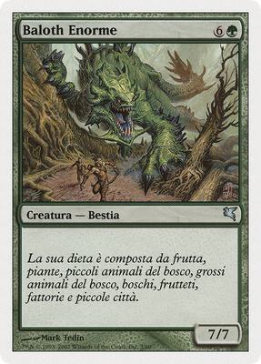 Enormous Baloth (Italian) - "Baloth Enorme"