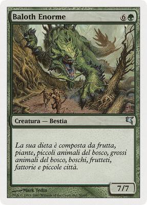 Enormous Baloth (Italian) - "Baloth Enorme"