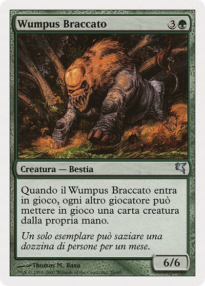 Hunted Wumpus Italian Wumpus Braccato