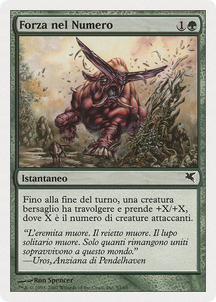 Strength in Numbers (Italian) - "Forza nel Numero" (J53)