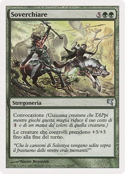Overwhelm Italian Soverchiare